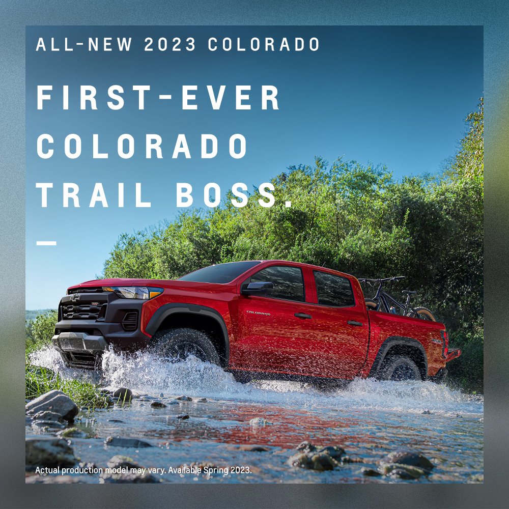 Your next epic adventure is in sight with the First-Ever Colorado Trail Boss, available at Ron Ward Chevy of Herrin, IL  #southernillinois #herrinIL