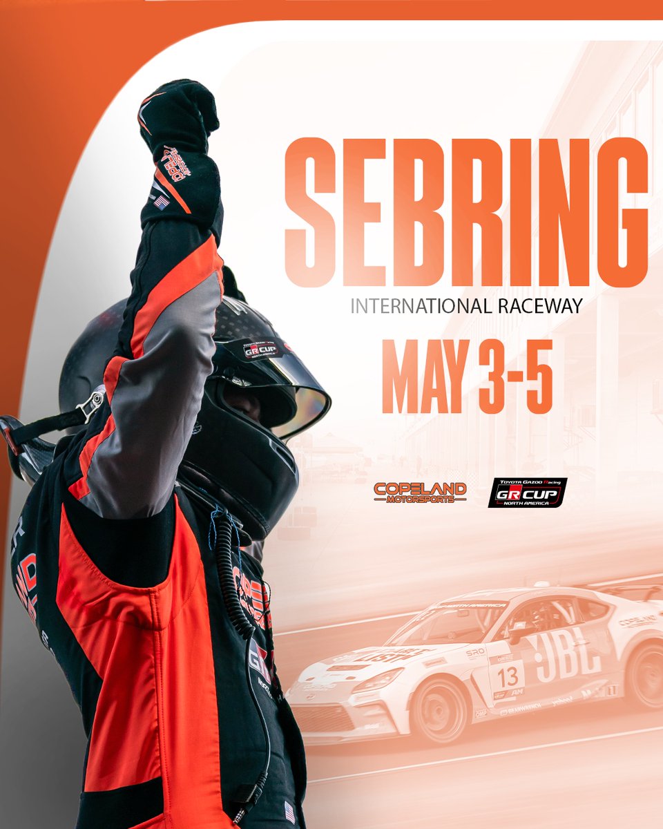 See you soon, Sebring! 😁

#CopelandMotorsports / #GRC86 / #GRCup / #OfficialGRCup / #TGRNA / @officialgrcup