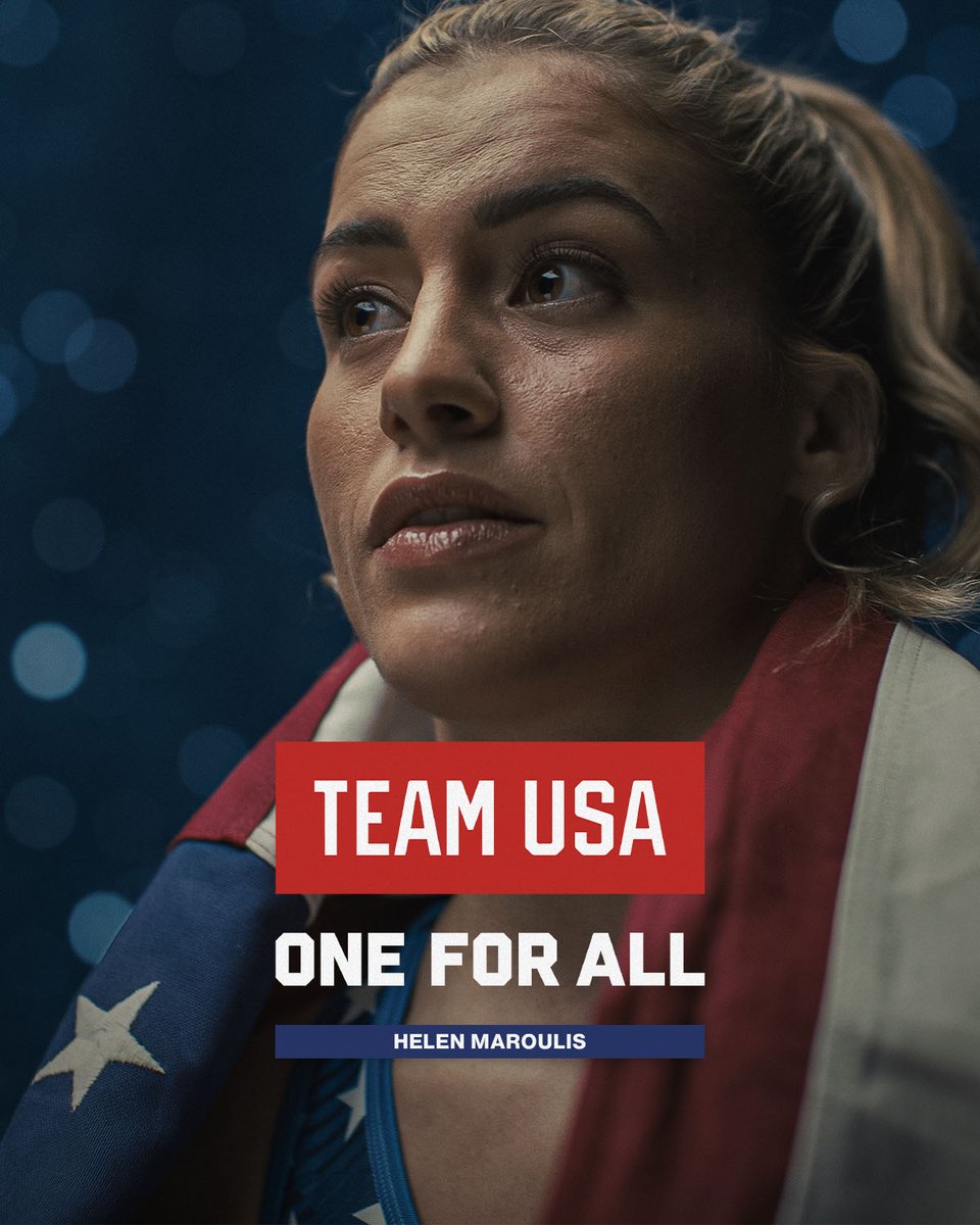 @TeamUSA One for @helen_maroulis. One For All. @TeamUSA | #OneForAll