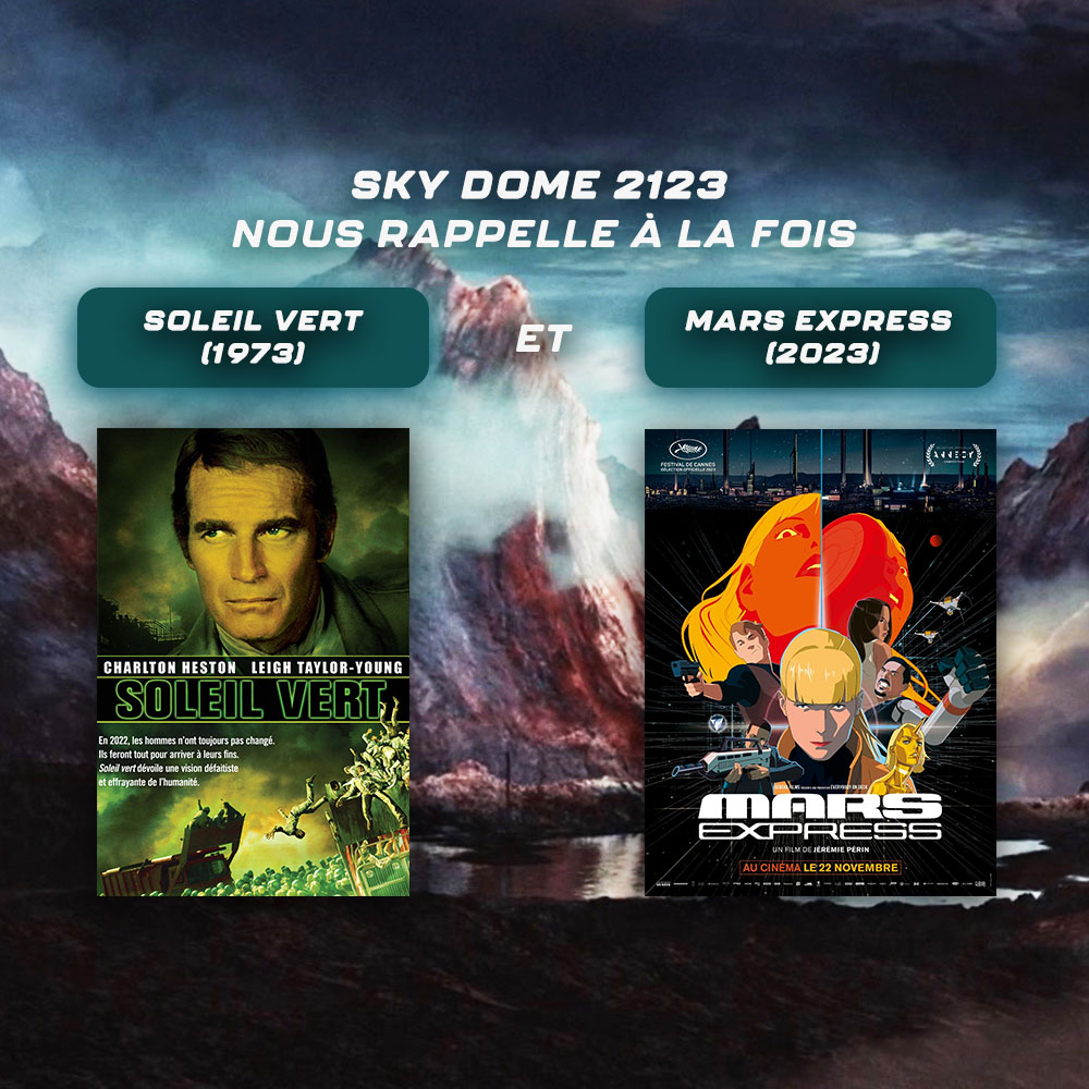 Entre Soleil Vert et Mars Express, le film futuriste SKY DOME 2123 promet un grand moment d’animation SF 🔥 Découvrez SKY DOME 123, un film d’animation dystopique et magnifique, au cinéma le 24 avril. #whiteplasticsky #animation #dystopie #sciencefiction