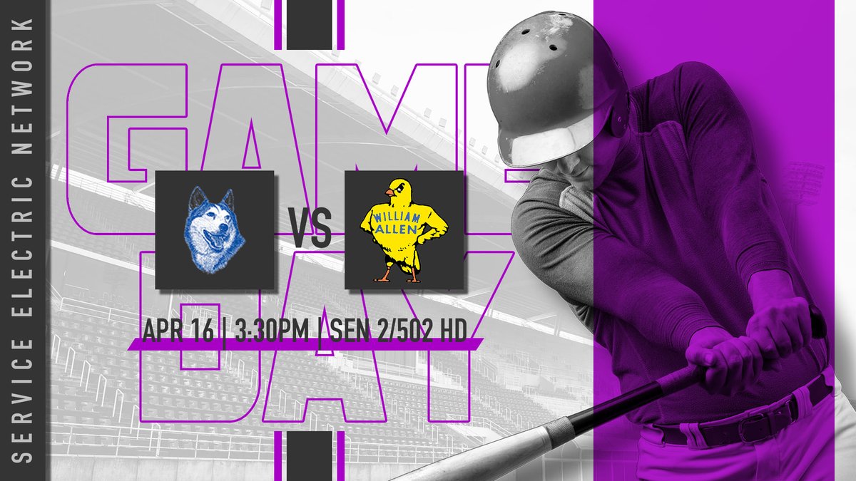 Rivals @CanaryAthletics & @asddieruff take the field today in an @EastPennConf18 battle!⚾️ Tune in for LIVE coverage this afternoon at 3:30 PM📺 @sectv