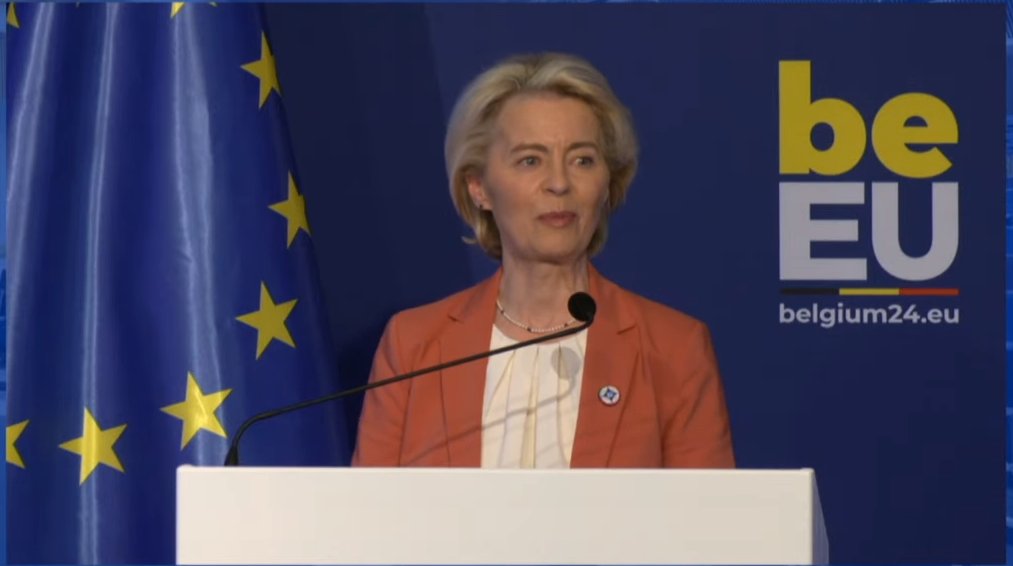 .@vonderleyen 'Fair working conditions, social protection & inclusion are the values of 🇪🇺 social market economy. Despite COVID & war against Ukraine today more people are employed than in any time of history. 75% of Europeans have a job. Economic & social growth go hand in hand'