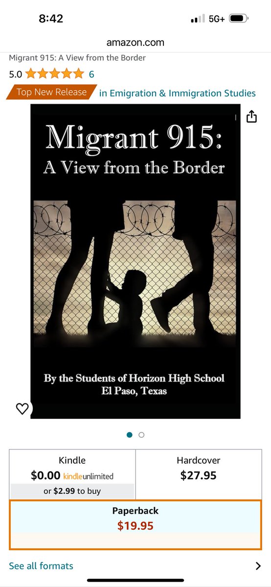 james_ridd29591's tweet photo. We are officially a #1 best seller in our category on Amazon! Way to go Scorpions! #RepTheH #ScorpionStrong #WeAreClintISD #ElPaso @KTSMtv @Telemundo https://t.co/eDjow0czjN