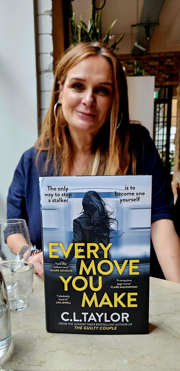 Out for lunch with fave author who has NEW BOOK @callytaylor #EveryMoveYouMake