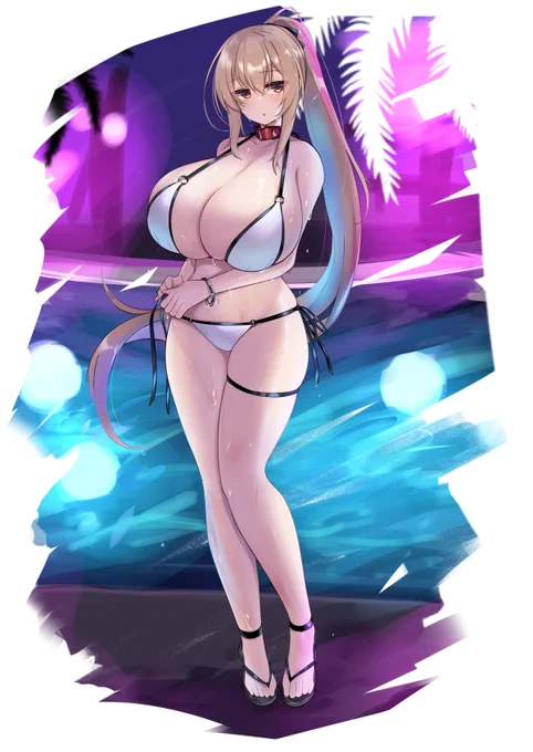 ビキニ首輪ちゃん 
