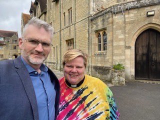 On Monday 15th April, our Chaplain Ruth and Rev. Mike Haslam, spent the day at Cuddesdon Theological College in Oxford. She was a guest speaker, talking to trainee vicars about Chaplaincy 🗣️⛪️ #Chaplaincy #Chaplain