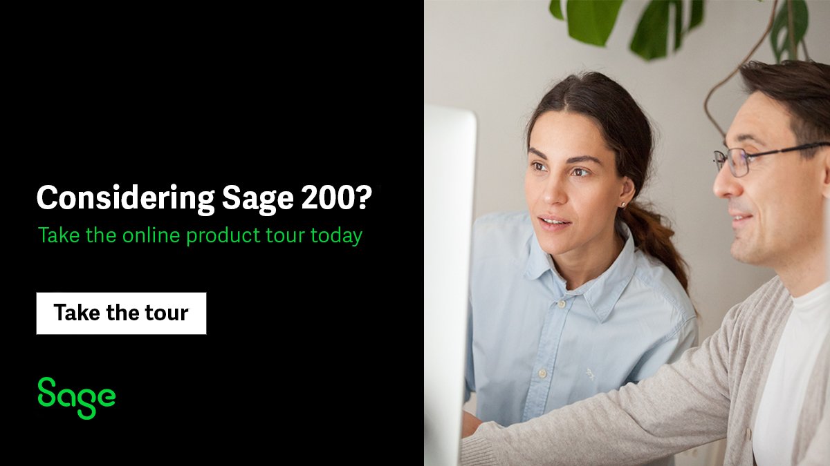 sherwoodsys's tweet photo. Ready to explore Sage 200's capabilities up close? Take our online product tour and discover the power of Sage 200 at your fingertips: https://t.co/vT0hONaZfy https://t.co/j1ewqLMVUQ