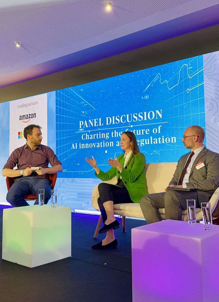 EvaMaydell's tweet photo. The #AIAct has brought us to the forefront of the international scene.
The question is what forefront we want to be on. I am proud of the work we have done to defend #democracy.
Our next step should be concrete efforts on #innovation & #competitiveness.
#POLITICOTechAI https://t.co/WyEH17UaYX