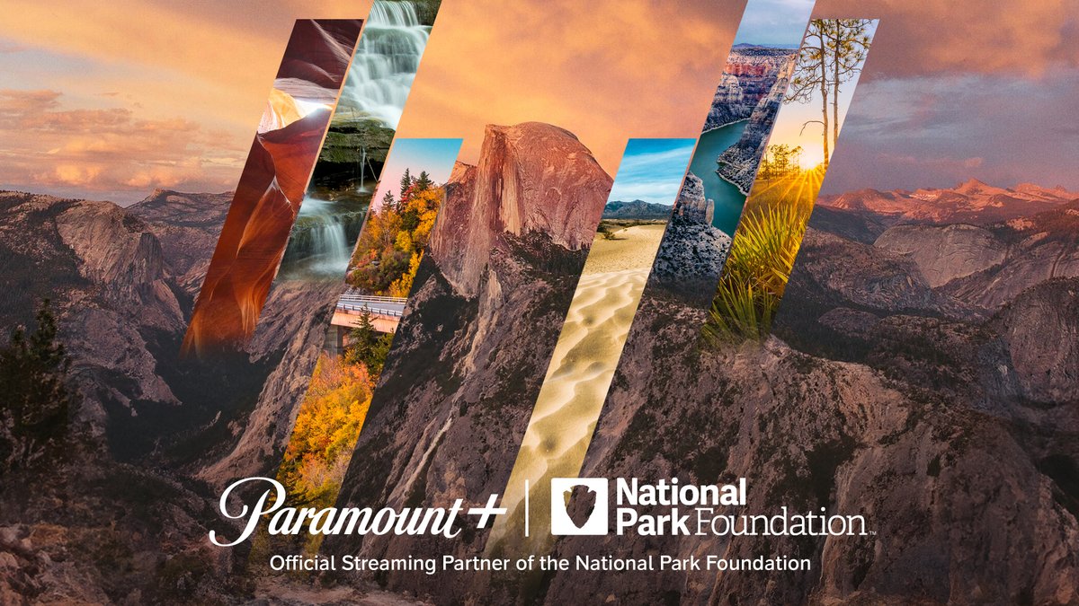 Today, we announced @paramountplus will become the first-ever official streaming partner of NPF! This National Park Week (April 20 -28), experience unprecedented virtual access to national parks through live streams and video on demand on Paramount +. nationalparks.org/news-and-updat…
