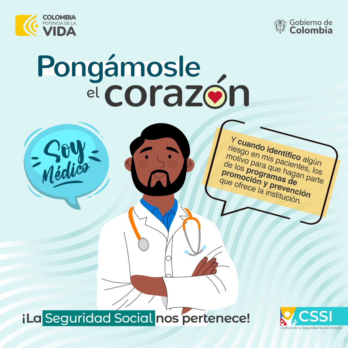 Alcsanjose's tweet photo. Haz parte de los programas de promoción y prevención que ofrecen las instituciones.

Juntos Labrando Futuro
José Eustaquio Ariza Pardo
Alcalde 2024-2027
#SanJoséDePare #AlcaldiaSanJoséDePare #eustaquioariza
#pongamosleelcorazon #seguridadsocial #culturadelaseguridadsocial https://t.co/QDCT7xj5PX
