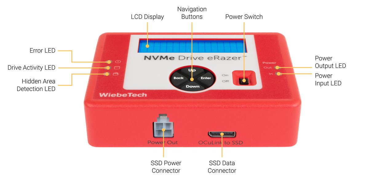 WiebeTech's tweet photo. Are you concerned about Data Security? Do you need to repurpose NVMe drives?

If so, take a look at our NVMe products: https://t.co/7y9E5KmeAl 
https://t.co/RcibwZdOMU 

#dfir 
#computerforensics 
#digitalforensics  
#infosec https://t.co/N6oVyYeC9U