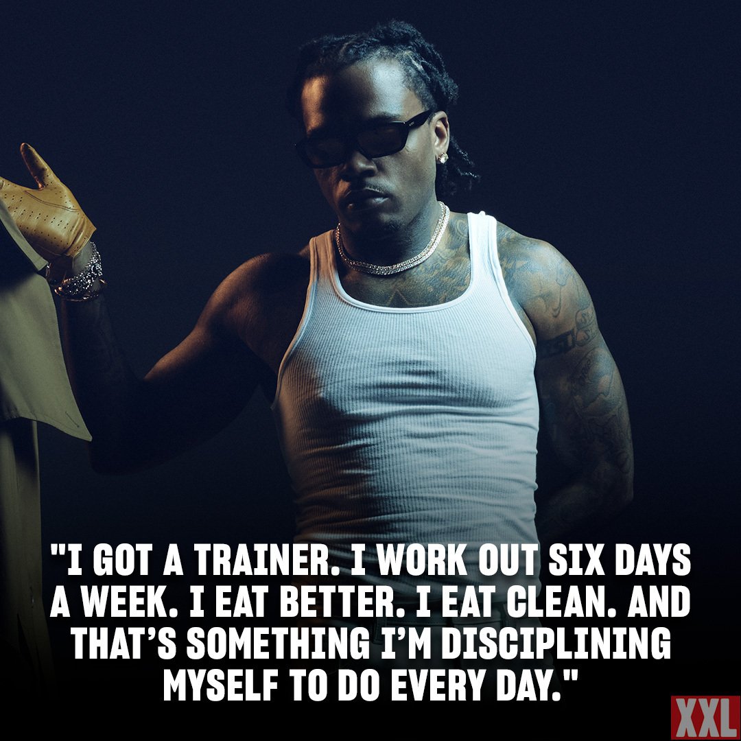'I got a trainer. I work out six days a week. I eat better. I eat clean. And that's something I'm disciplining myself to do every day.'—Gunna Read the interview here: bit.ly/3vSlism