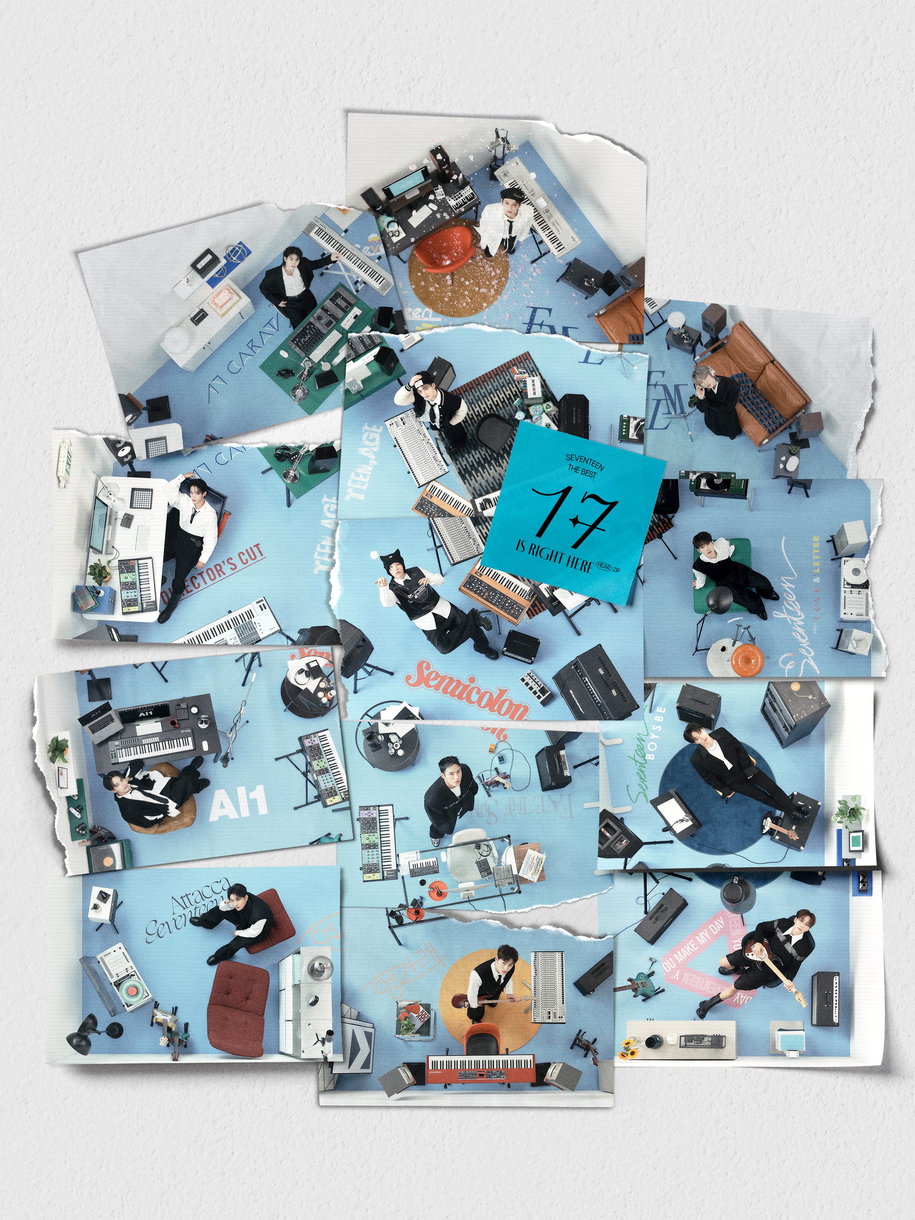 SEVENTEENの日本1st EP「DREAM」全7種のジャケット写真公開