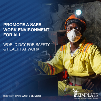 At Zimplats, safety is our top priority. We strive for zero harm & a safe work environment for all employees. #SafetyFirst #ZeroHarm