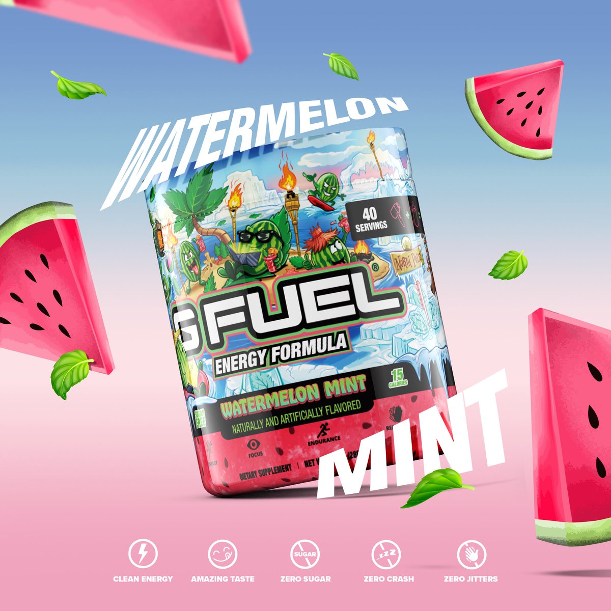 Excited to announce that I've re-signed with @GFuelEnergy! 🚀 Celebrate with me by enjoying my 2 favorite flavors, Evil Emperor and Watermelon Mint. Grab them here: affiliateshop.gfuel.com/GAWD 🍉🍬 Let's fuel our journey together! #GFUELED