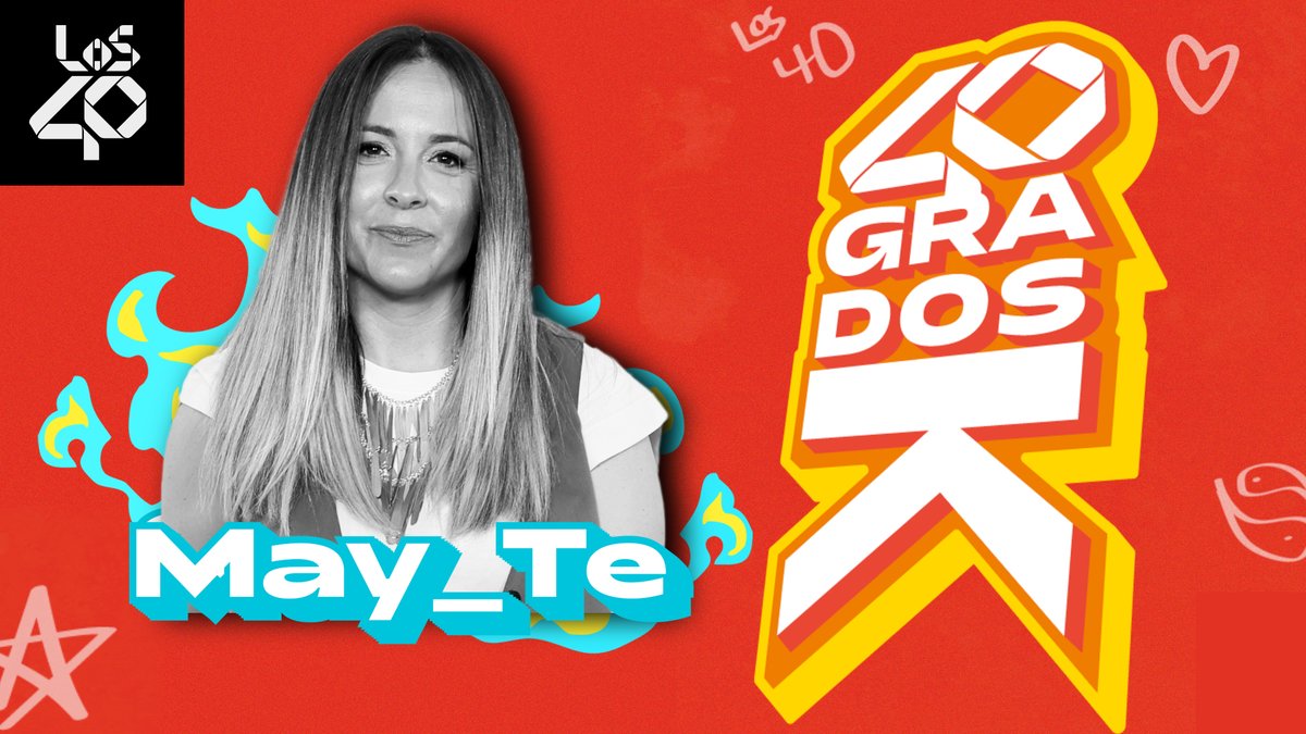 Los40's tweet photo. EN DIRECTO 🔴 May_Te, la creadora de contenido a la que le encanta exagerar todo, se somete a las preguntas de @KarinHerrero en #40GradosK 

¡No te lo pierdas! 👀 https://t.co/8C3kT1F9S1 https://t.co/6eWkf8zIfR