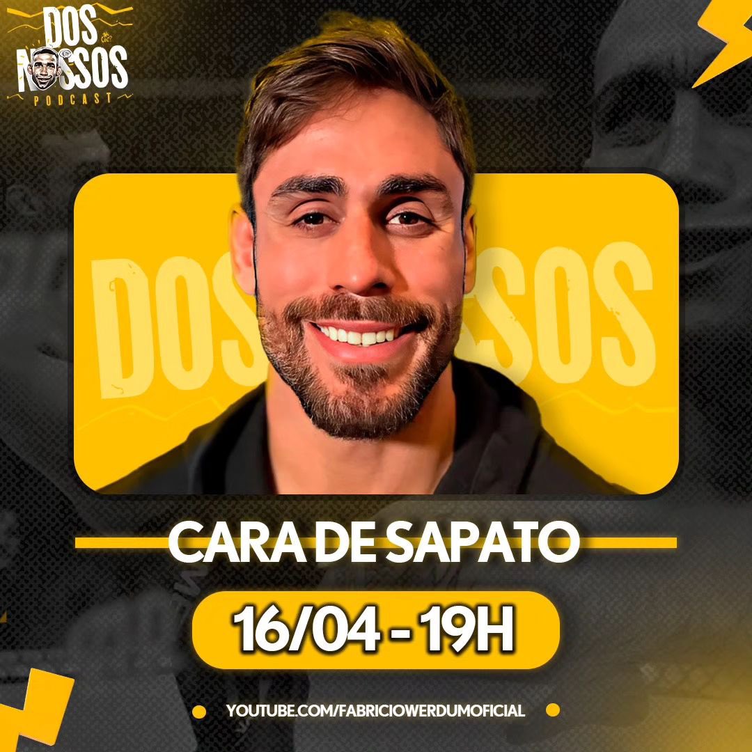 caradesapatojr's tweet photo. Hj as 19 tem noizzzz no Dos Nossos Podcast com @FabricioWerdum …https://t.co/8djiUw99kY https://t.co/OHSUHMaclK