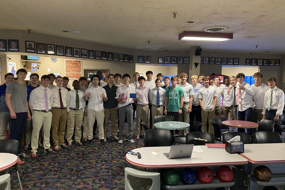 Another great semester of a beloved RHS tradition: Lifetime Sports for our seniors! Congrats to the Spring 2024 bowling champs: 1st Block - Ryan Nowak '24 (179 avg) 2nd Block - Cooper Westra '24 (145 avg) 5th Block - Liam Lake '24 (164 avg) Fun times at Ward Parkway Lanes! AMDG