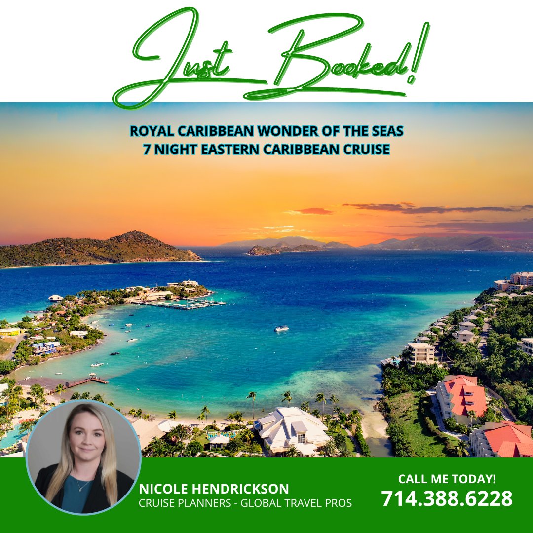 CPGTP's tweet image. 🛳️🌴 Setting sail on the Wonder of the Seas to explore the Eastern Caribbean! Get ready for a journey filled with wonder and tropical bliss. #EasternCaribbean #WonderOfTheSeas