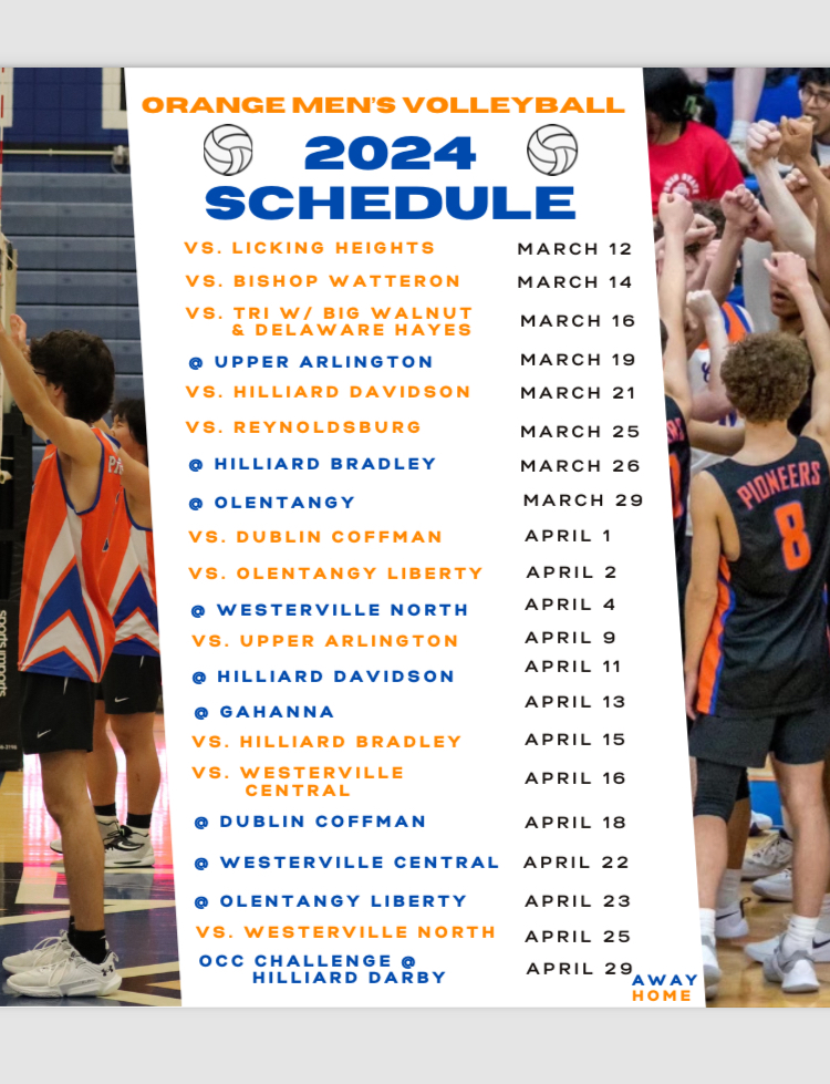 OOHSBOYSVB's tweet photo. Schedule update... at home TONIGHT vs Westerville Central!!
JV 5:30
VARSITY 7PM
Come support our guys!  
@OrangeHS_AD 
@OOHSSportsLive https://t.co/pqSVohOuNa
