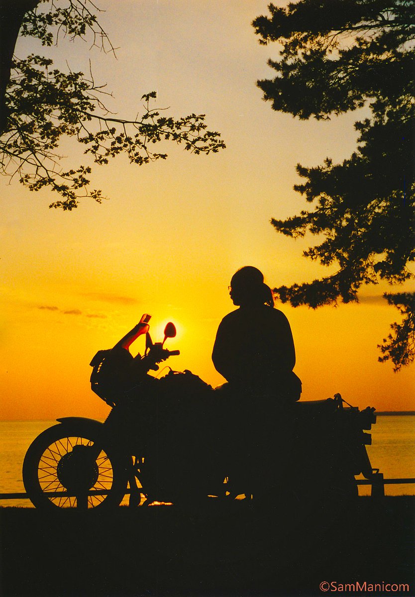 Random #motophoto time. Sometimes, sunset is simply the best part of a day isn't it. A great day of riding had, a top spot to camp and peace and quiet to relive the fun of the day. Motorcycle travel. Just got to love it. #motorcycles #travel #motorcycle #SunsetViews