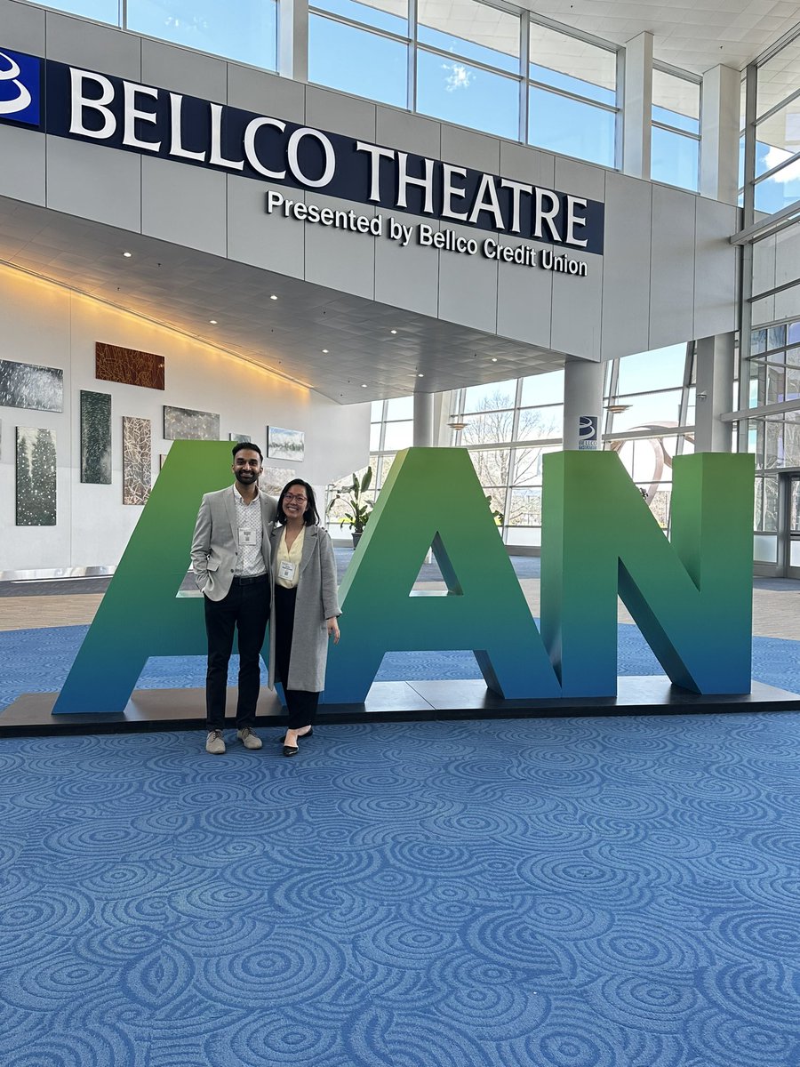 With my co-fellow at #AANAM <a href="/AANmember/">American Academy of Neurology</a> 🧠🧠