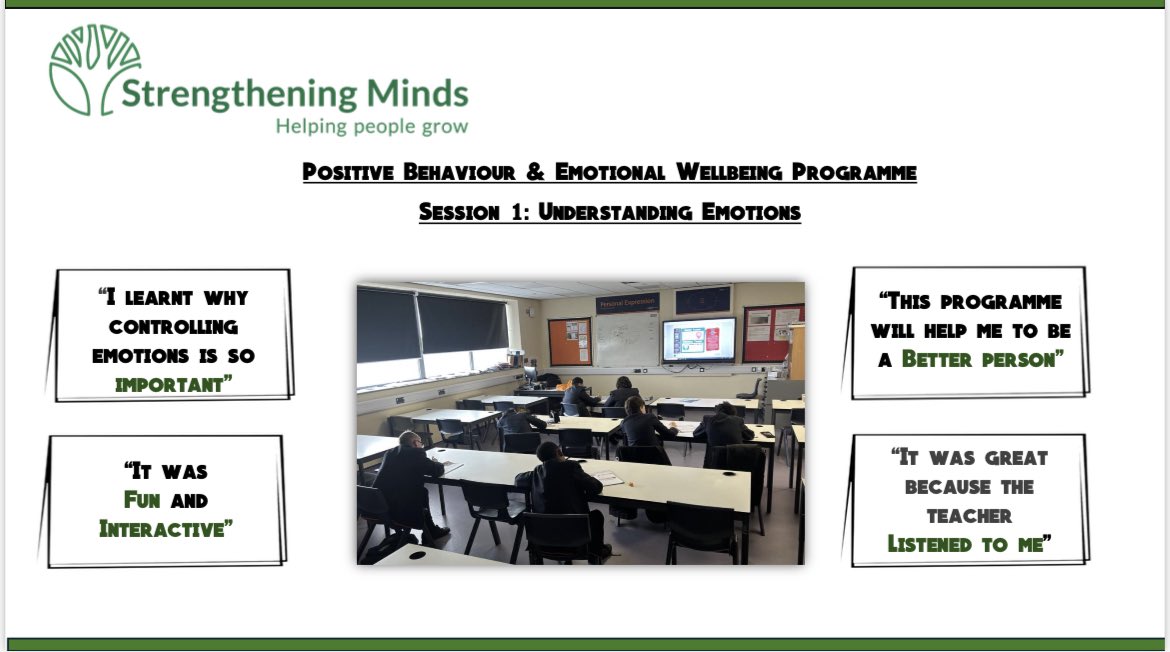 A brilliant first session of the #Positive #Behaviour programme <a href="/HarrisEDB/">HarrisBoys'Academy</a> Some great feedback from the students. Looking forward to the remaining 9-weeks 🫡