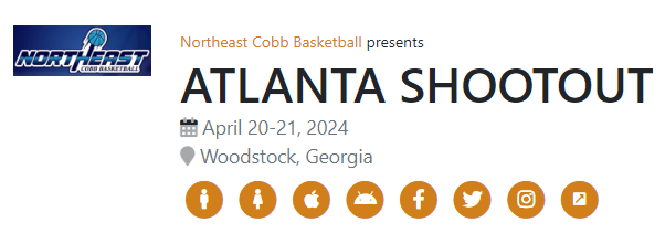 NME TEAMS IN ACTION THIS WEEKEND @ THE 'ATLANTA SHOOTOUT' hosted by Atlanta hoops legend Philip Haynes and NEC Basketball! 3B 5B 6B 7B 7G 9B 10B LET'S GO!!!