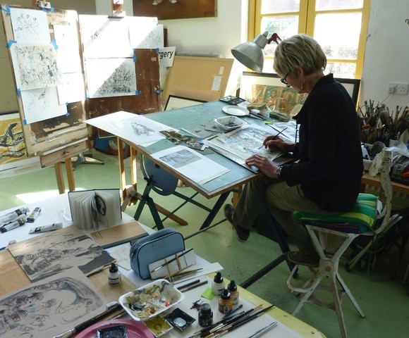 A new exhibition has launched at Kirkby Gallery. 'Julia Midgley - Drawing a Record' showcases a selection of key works by the renowned printmaker and reportage artist. The exhibition runs until 17 August. Find out more: orlo.uk/feTKk @galleriesmuseum @juliamidgley