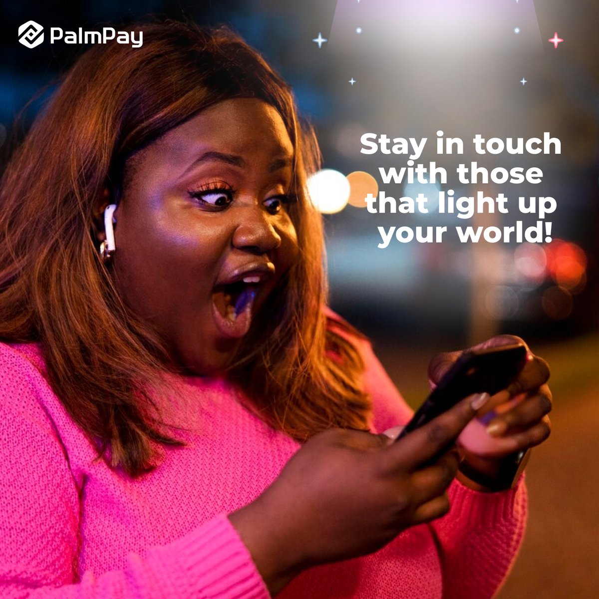 Stay connected and save big with 20% cashback on airtime every Tuesday! Make sure you never miss a moment with your loved ones. Download the app here: bit.ly/DownloadPalmPay #PalmPay