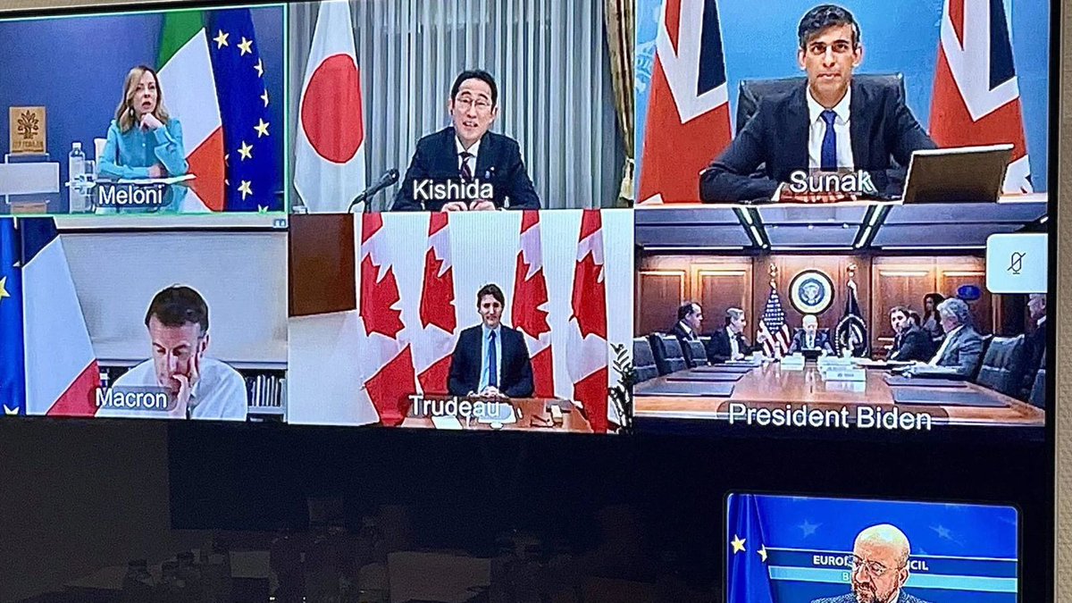 evoespueblo's tweet photo. Denunciamos la conducta del denominado G7, que reúne a varios de los países más industrializados, y que hasta ahora no ha condenado el genocidio en contra del pueblo palestino ni el ataque israelí en contra de instalaciones iraníes. Son más de 33 mil muertos y su silencio es cómplice.