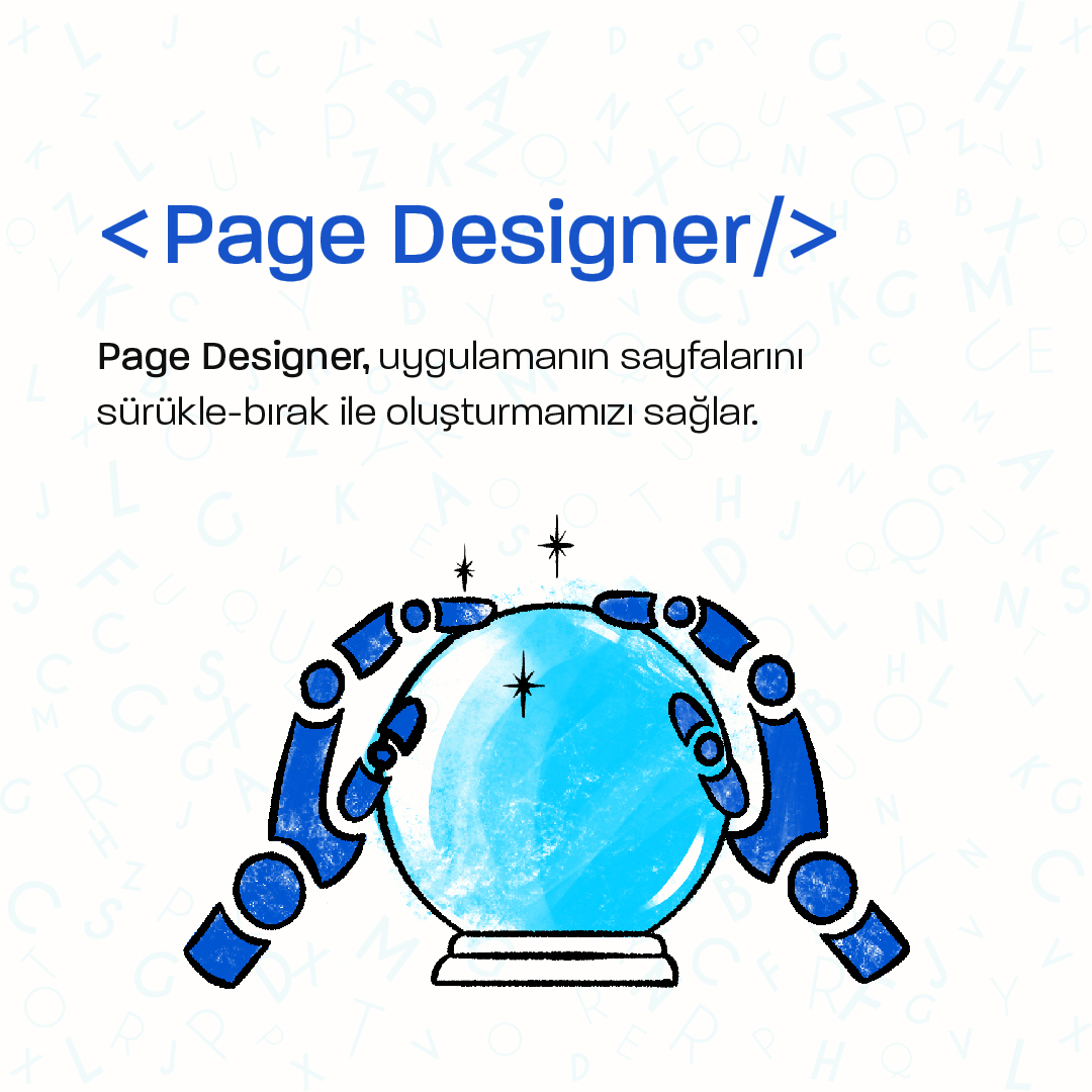 ultia_tr's tweet photo. LowCode/Nocode platformlarında "PageDesigner" uygulamanın sayfalarını sürükle-bırak ile oluşturmamıza olanak tanır. Bu şekilde geliştiriciler uygulamalarını kolay ve hızlı bir şekilde oluşturabilirler. 🔮
 
 info@ultia.com adresinden bize ulaşın!
 
 #ultiastudio #lowcode #nocode https://t.co/XQ19u8HWLj