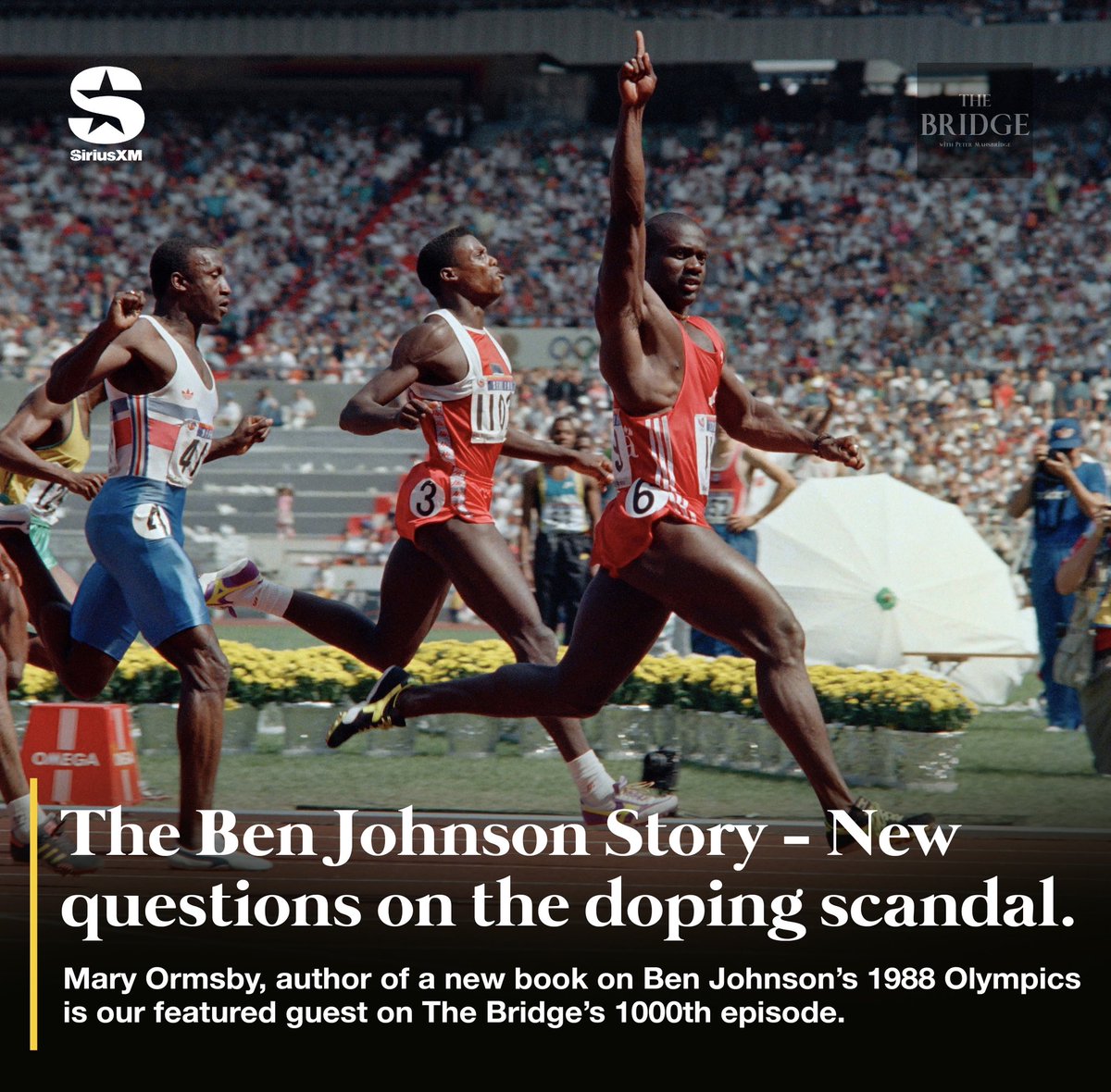 A new book on the Ben Johnson story raises interesting questions around the way the Canadian track star was treated after he tested positive in the 1988 Olympics. Author @MaryOrmsby joins today to discuss. Noon EST on @CanadaTalks167, and all podcast platforms.