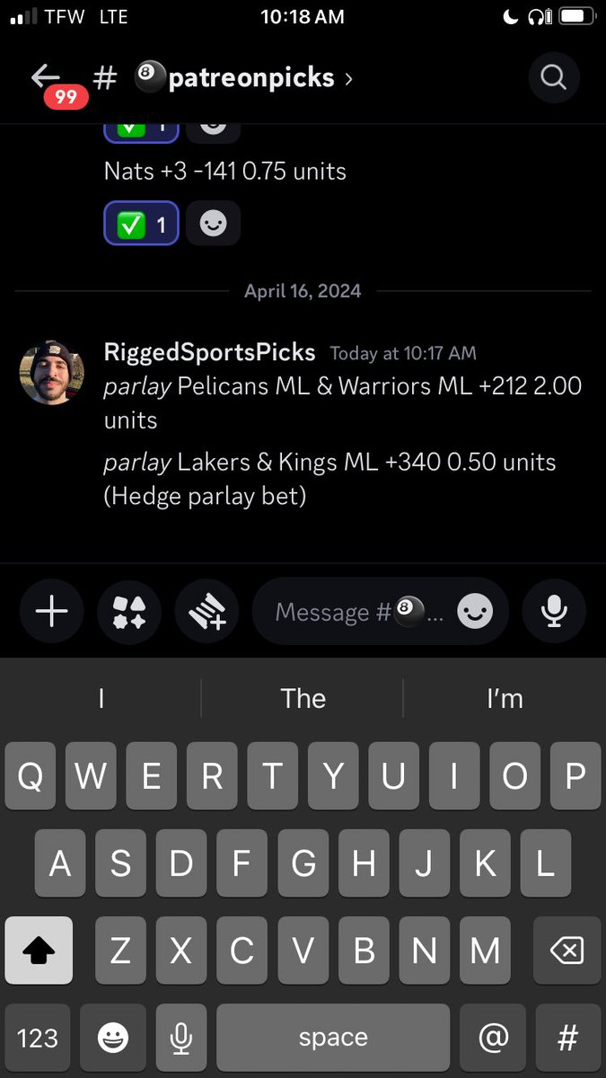 riggedsportsllc's tweet photo. FREE NBA PICK (4/16) #NBAPICKS #Nbapick #nbafreepick #nbafreepicks #nbapicktoday #nbafreepickstoday #NBAPlayoffs #nbaparlay #nbaplayerprop #nbaprizepick #nbaprizepicks #nbabet #nbabets #sportsbetting #sportsbettingpicks https://t.co/ngPL6h1s20