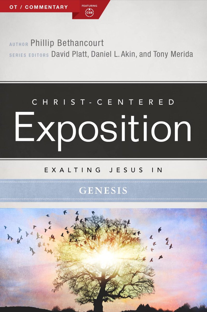 pbethancourt's tweet photo. So excited that my new book, Exalting Jesus in Genesis, has released!

It is a pastoral commentary that also focuses on the Christ connections in Genesis.

I'm grateful to @DannyAkin, @plattdavid, @tonymerida, and @Lifeway for this opportunity 

https://t.co/L0k40bUVZu https://t.co/HJAJjvTH6p