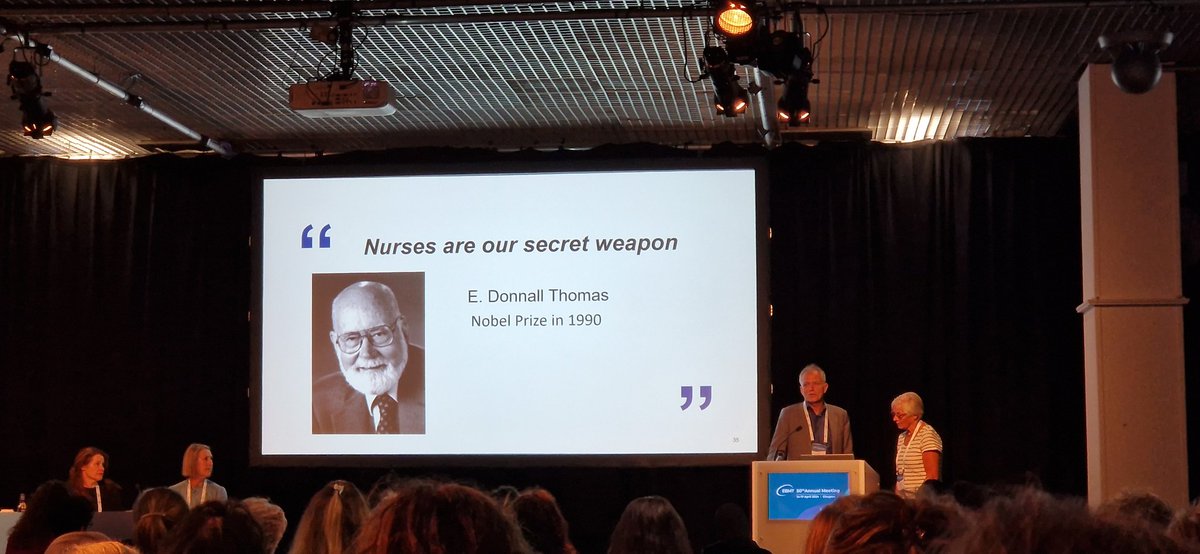 What a wise statement 👏 #ebmt24 @TheEBMT_Nurses