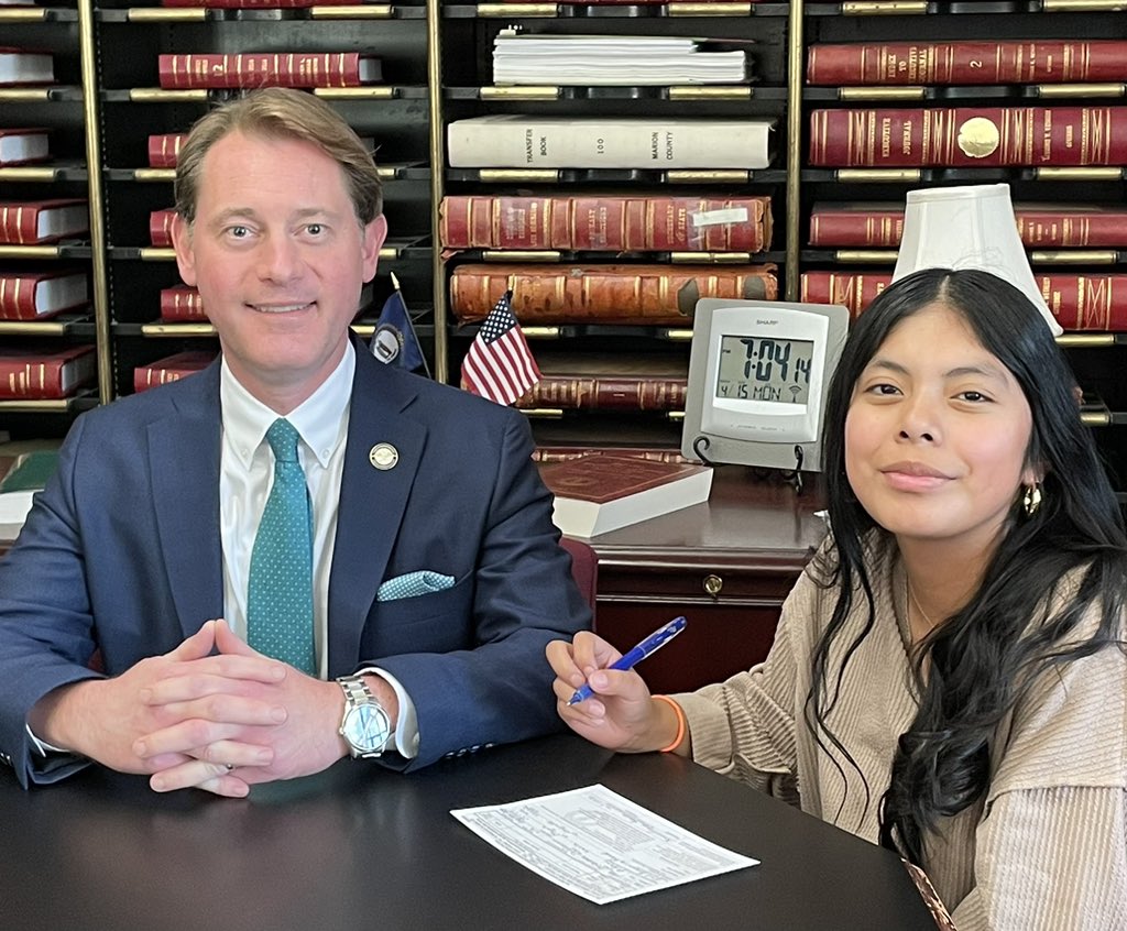 My daughter Lucia isn’t filing to run for office - she’s registering to vote! Deadline to register to vote in May’s primary is this Monday, April 22. Go to govote.ky.gov.