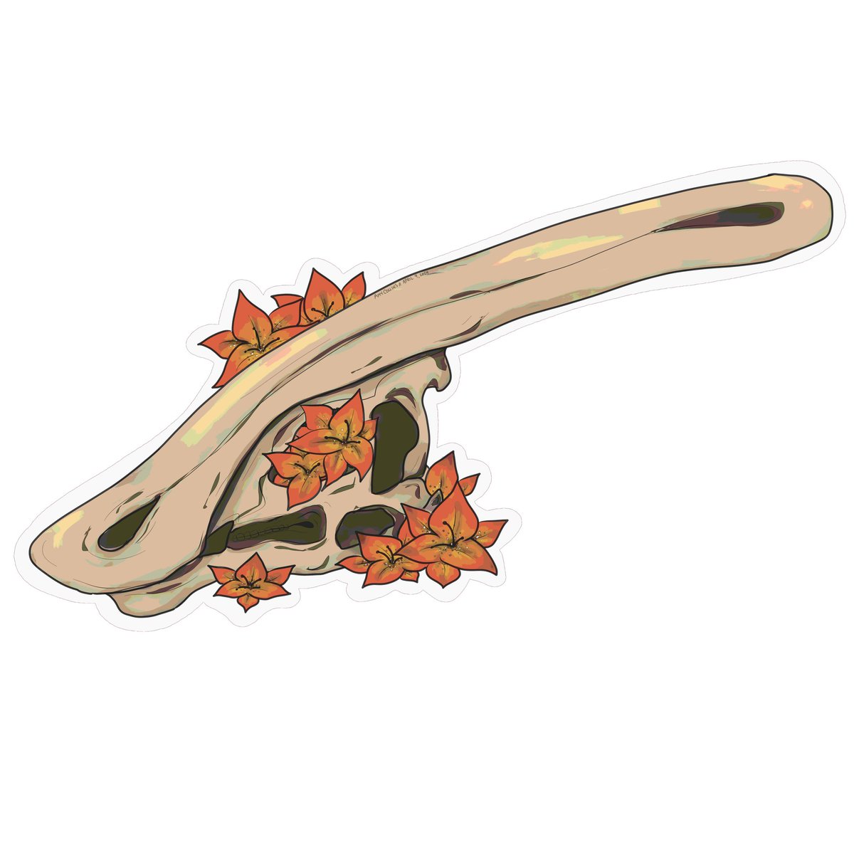 galacticvisi0ns's tweet photo. obsession with paras 🤝 obsession with lilies 

///

#Parasaurolophus #Fossils #Flowers #atcart https://t.co/7qLo0Ug3j5