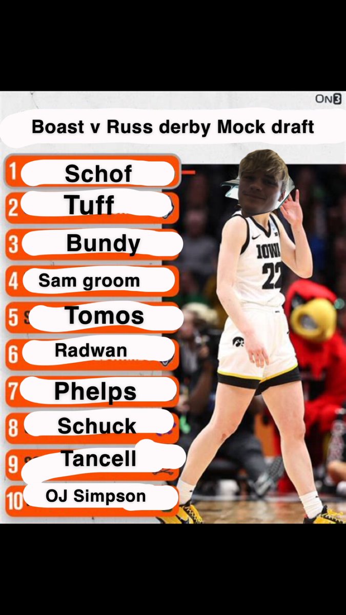 BoastB20115's tweet photo. The early mock draft has been released 👀🔥
Some controversial picks on the board… https://t.co/oSeBo753ap