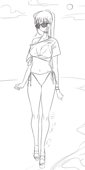 やんきーと決死の覚悟で海デートに臨むオタクくん 