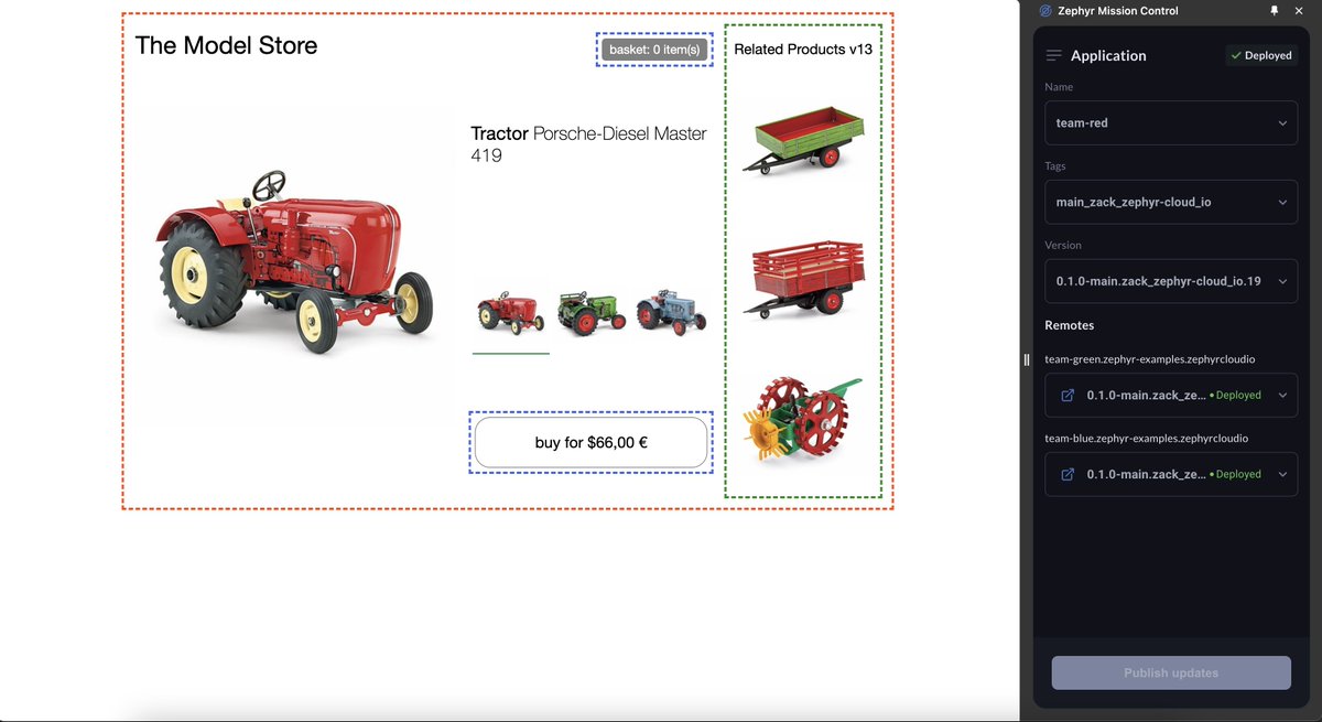 ZephyrCloudIO's tweet image. You love tractors? We love tractors!
The classic micro-frontends sample from @naltatis is now available in our examples repo and ready for you to test! #microfrontends #modulefederation
github.com/ZephyrCloudIO/…