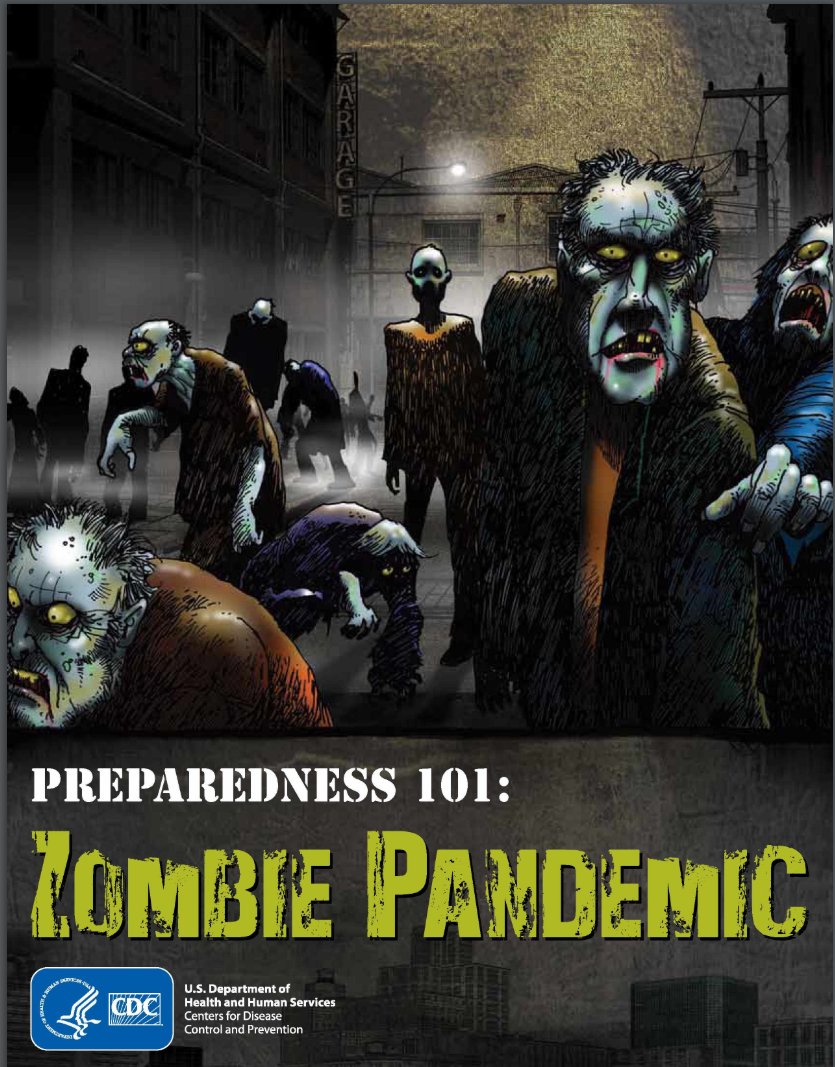 @Sheryl19202304 See the CDC's 'Preparedness 101 Zombie Pandemic' from circa 2011 (42 p. propaganda spinning vax'd vs. unvax'd)

#Predictiveprogramming 
stacks.cdc.gov/view/cdc/6023