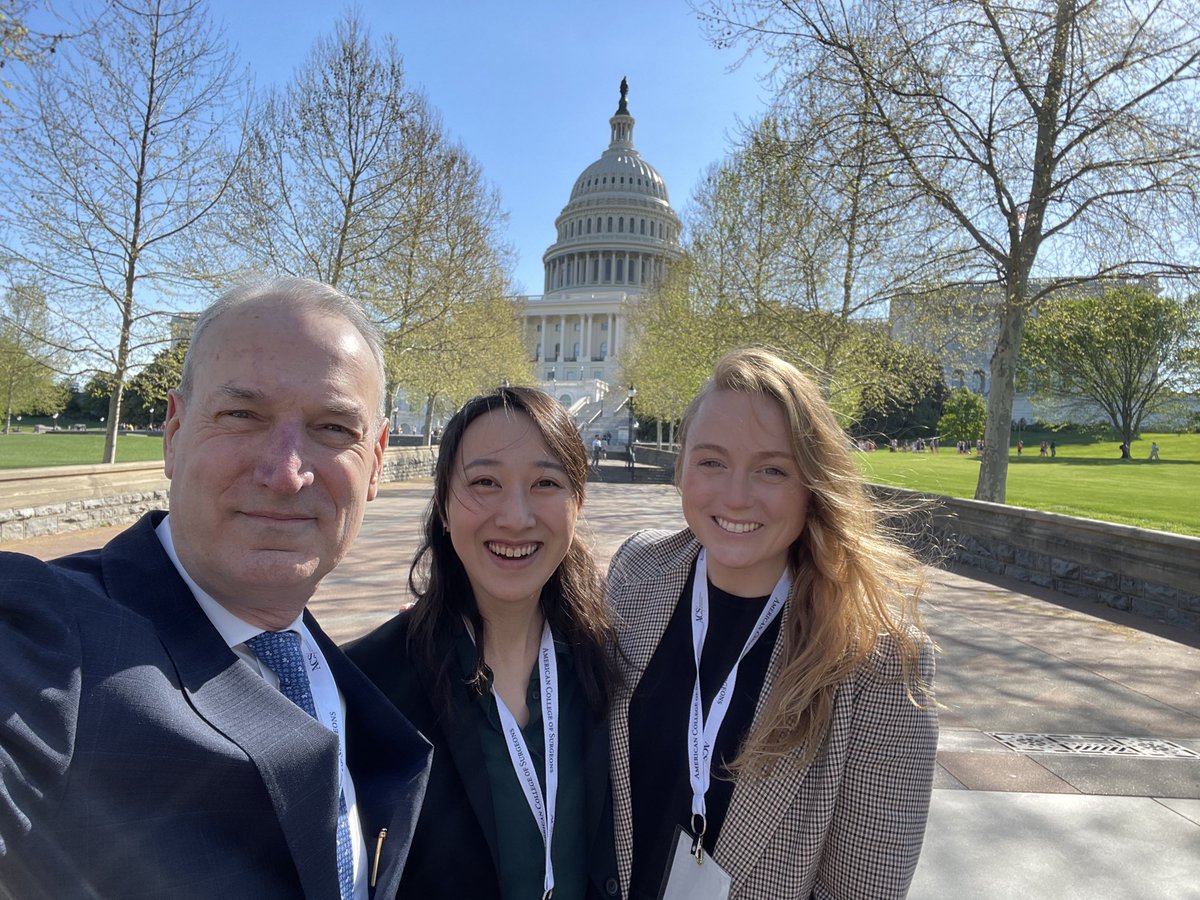 University of Washington team in the other Washington, advocating for access and equitable care for our patients ⁦@UWSurgery⁩ ⁦@UWVascsurg⁩ ⁦@uwgensurgres⁩ ⁦@BlakeEMurphy⁩ ⁦@anniewtyang⁩ #ACSLAS24