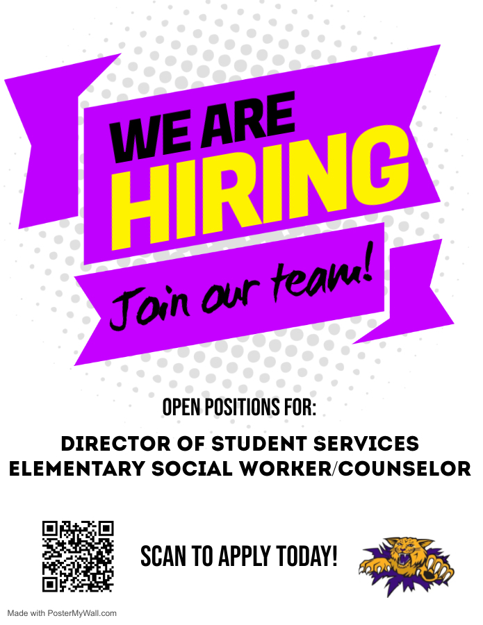 The Slater School District is seeking qualified candidates for employment. Please follow the link to apply and become a part of the Wildcat family!! 💜💛 slaterschools.net/page/employmen…