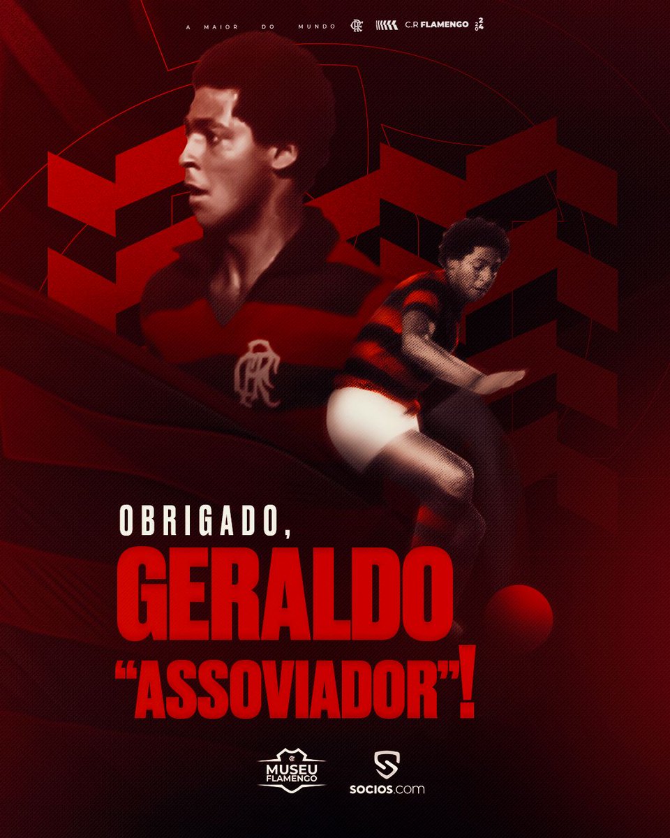 Flamengo's tweet photo. Obrigado, Geraldo!
#CRF https://t.co/2kAgM55tvV