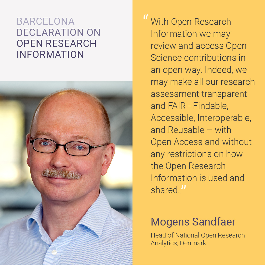 Read the statements from some of our 40+signatories on why they are supporting the #BarcelonaDeclaration - open science requires open research information See also the growing list of media coverage and commentary here: barcelona-declaration.org/media/ #openscience