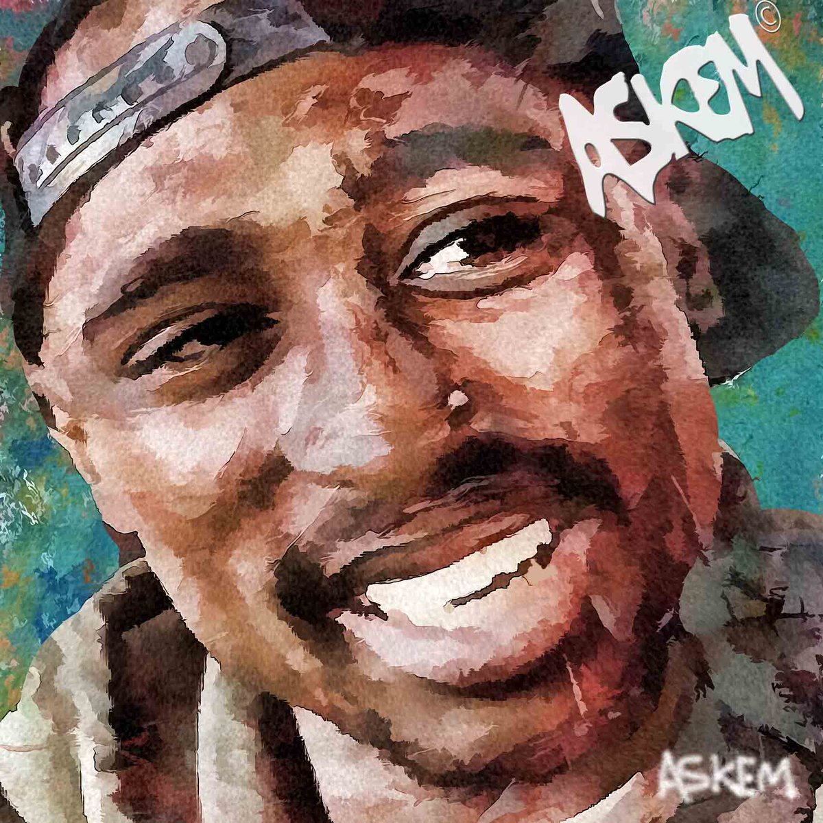 TUPAC By ASKEM @A5KEM Art You Can Hear™ a5kem.com #artyoucanhear #hiphop