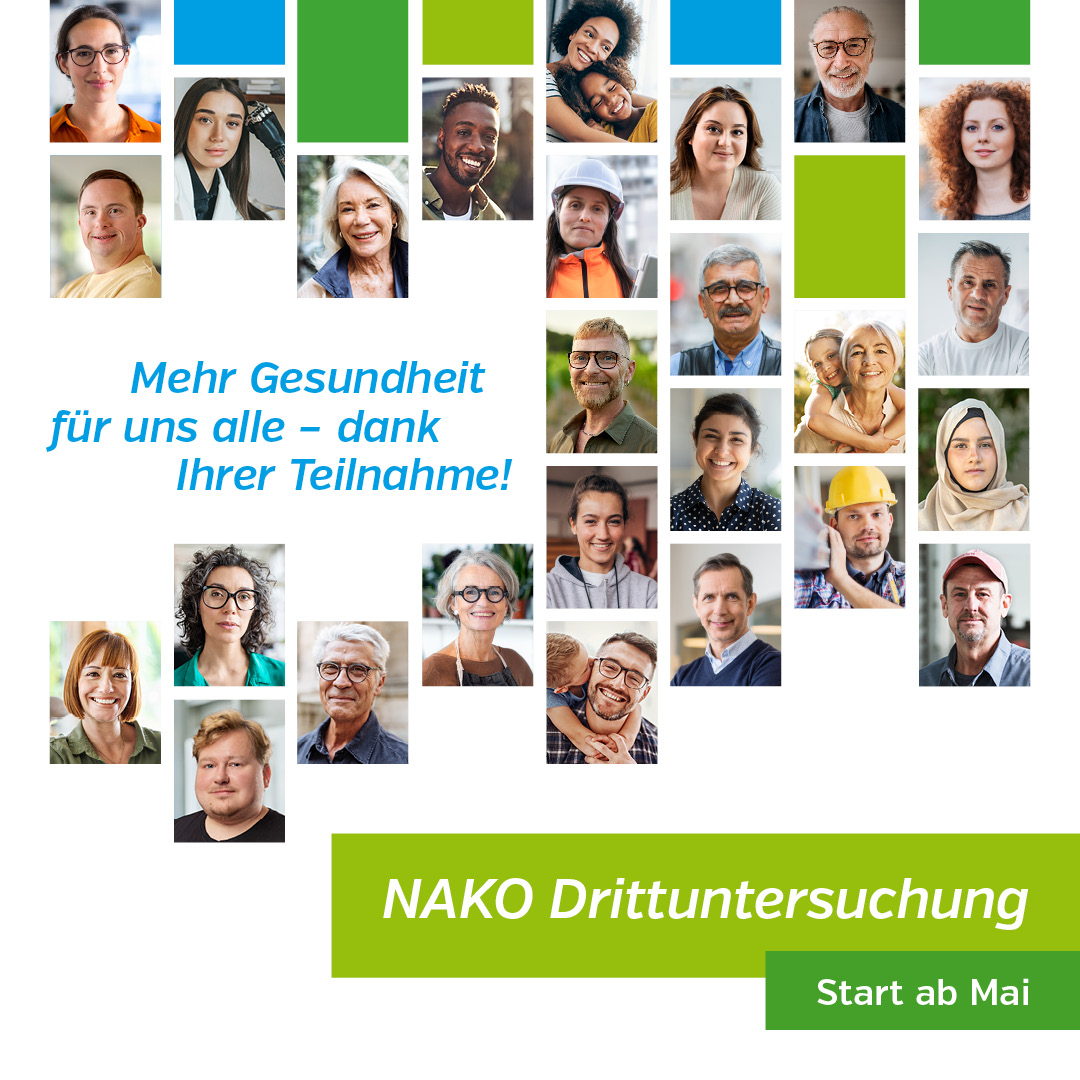 Deutschlands größte Bevölkerungsstudie startet in die dritte Untersuchungsphase. Ab Mai laden die NAKO Studienzentren die Teilnehmenden erneut ein. Herzlich willkommen zurück an alle Studienteilnehmenden! nako.de/blog/2024/04/1… #nakogesundheitsstudie