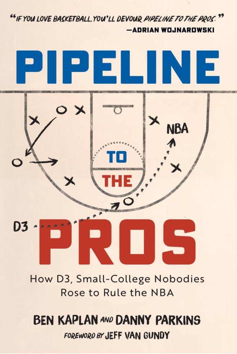 Check out the newest book 'Pipeline to the Pros: How D3, Small-College Nobodies Rose to Rule the NBA.' Nazareth alum Jeff Van Gundy '85 wrote the foreword for the book. Buy now on Amazon - amazon.com/Pipeline-Pros-… @Nazuniversity @NazBasketball
