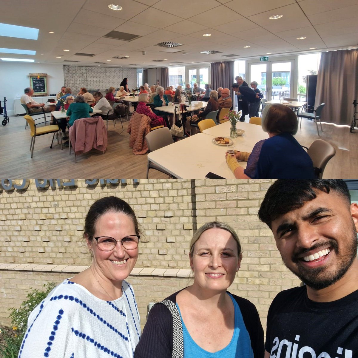 Supporting local organisations around West Byfleet. 🌷Working with West Byfleet Community Gardening Group we spent time maintaining flower beds around the development. ☕ We volunteered with our partners @silverfriendsuk for the Cuppa and Cake Club with local elderly residents